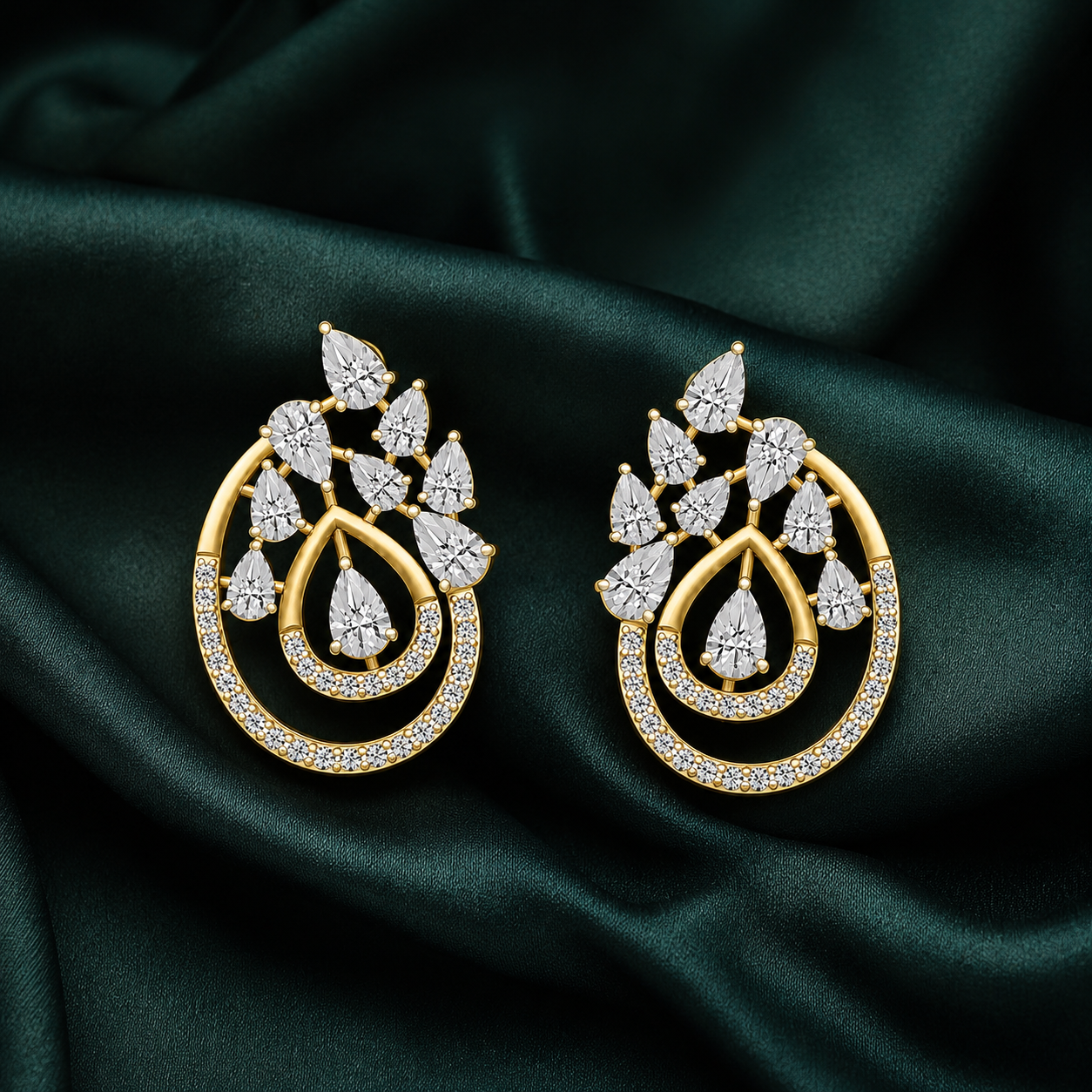 Duchess Diamond Earrings - 5