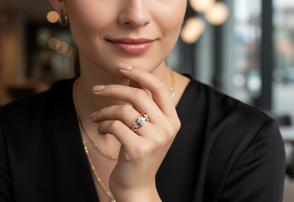 Regal Grace Diamond Ladies Ring - 3