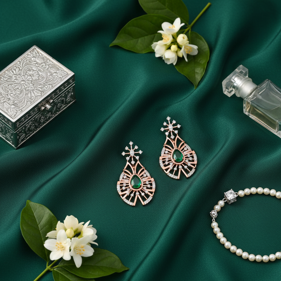 Timeless Glow Diamond Danglers - 3