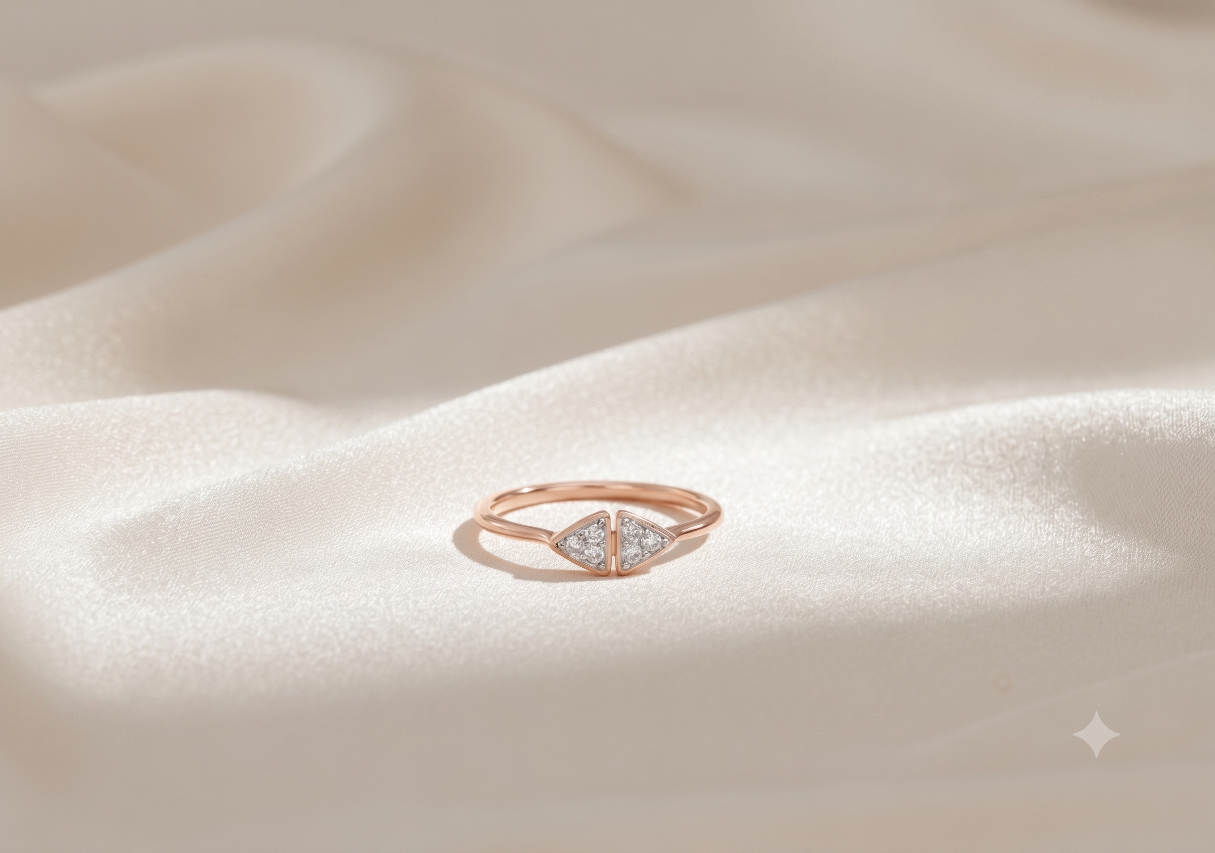 Royal Petal Diamond Ladies Ring - 3