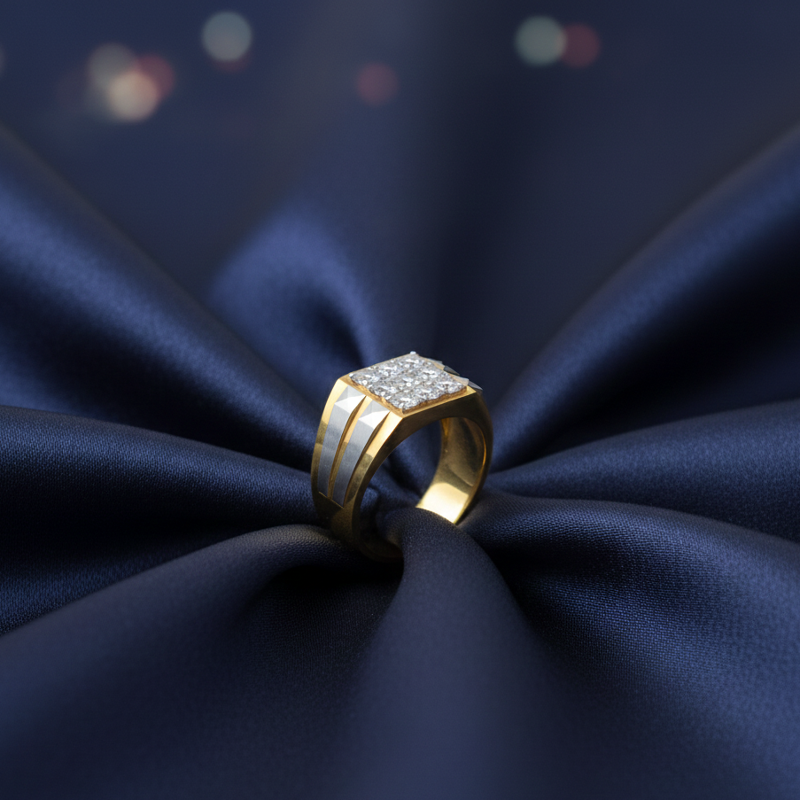Royal Edge Diamond Gents Ring - 3