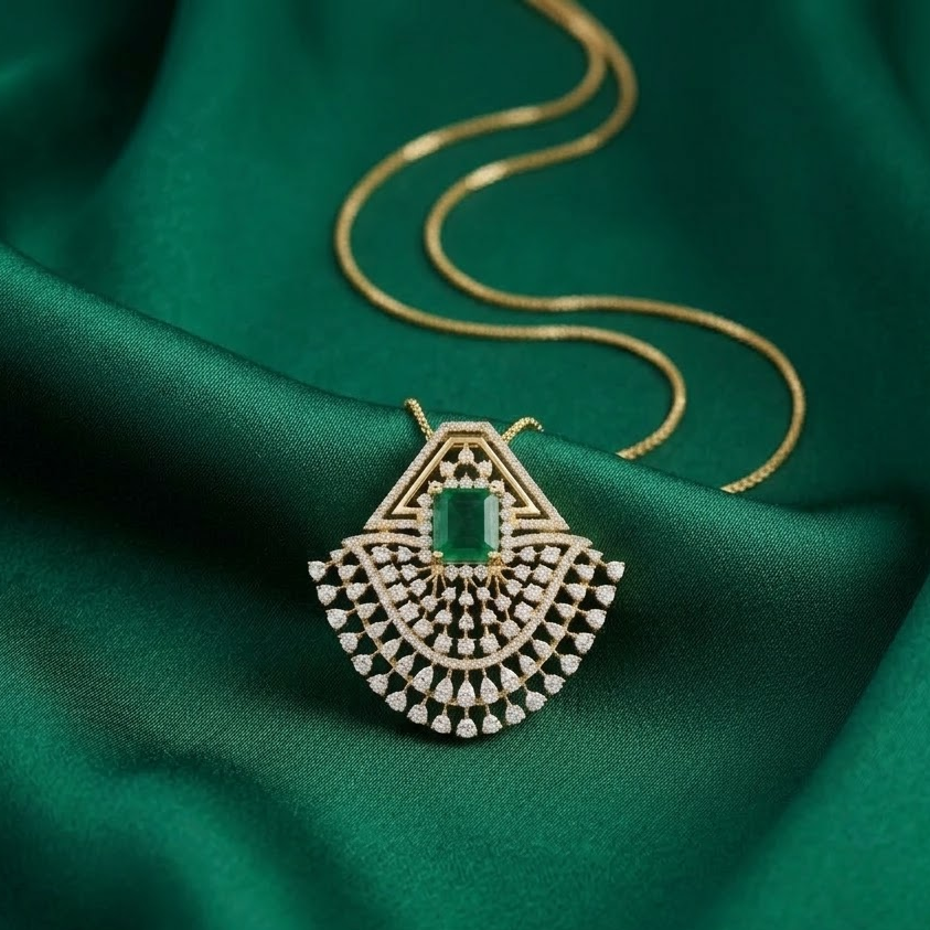Diamond Celestial Garden Pendant