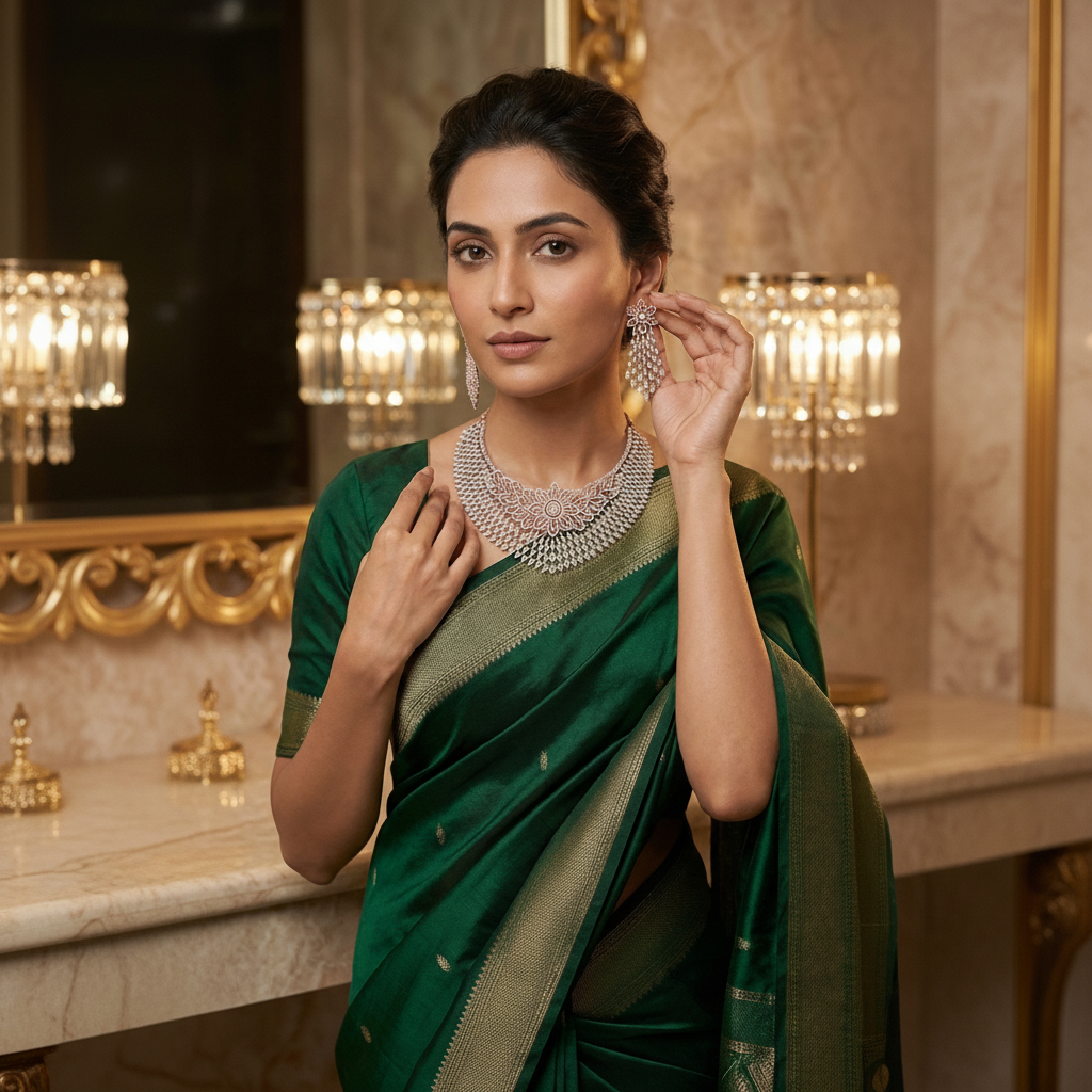 Luxe Bridal Diamond Necklace Collection - 3
