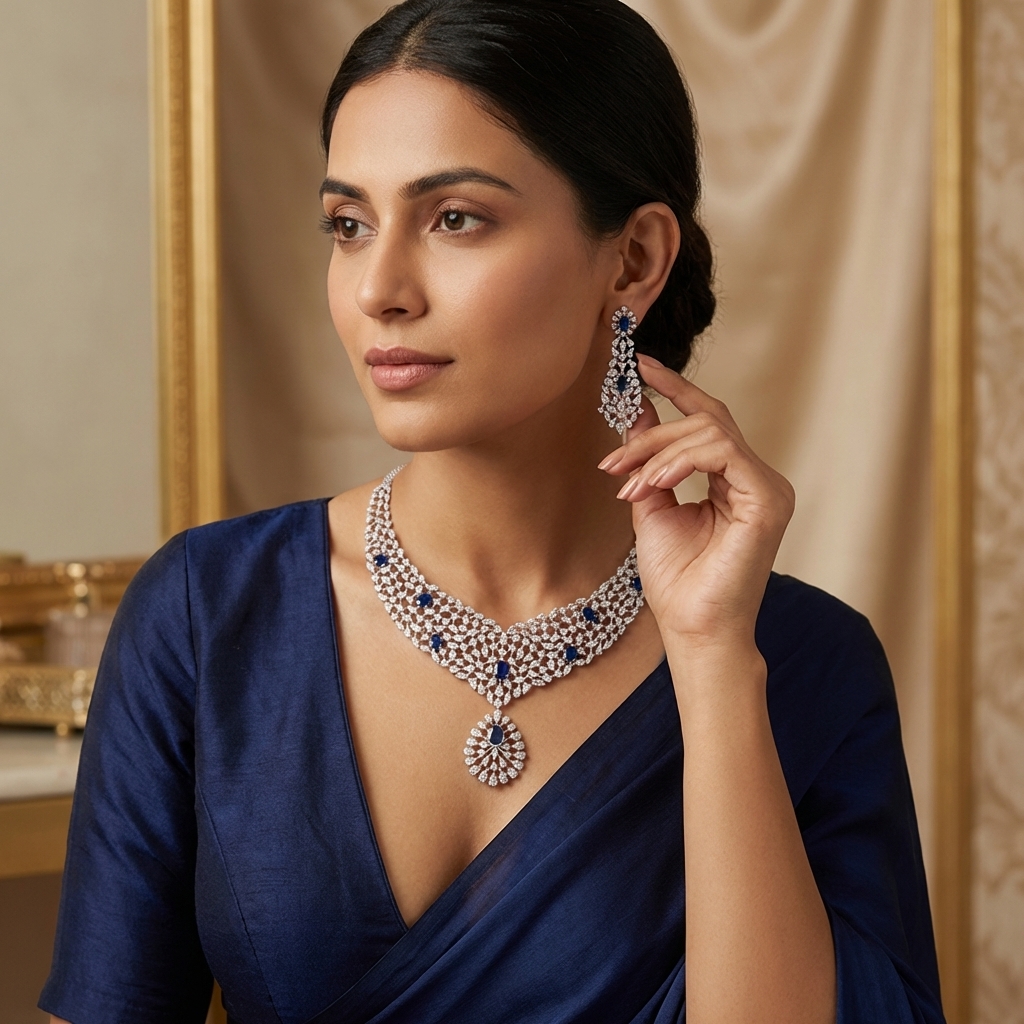 Signature Diamond Bridal Necklace Set