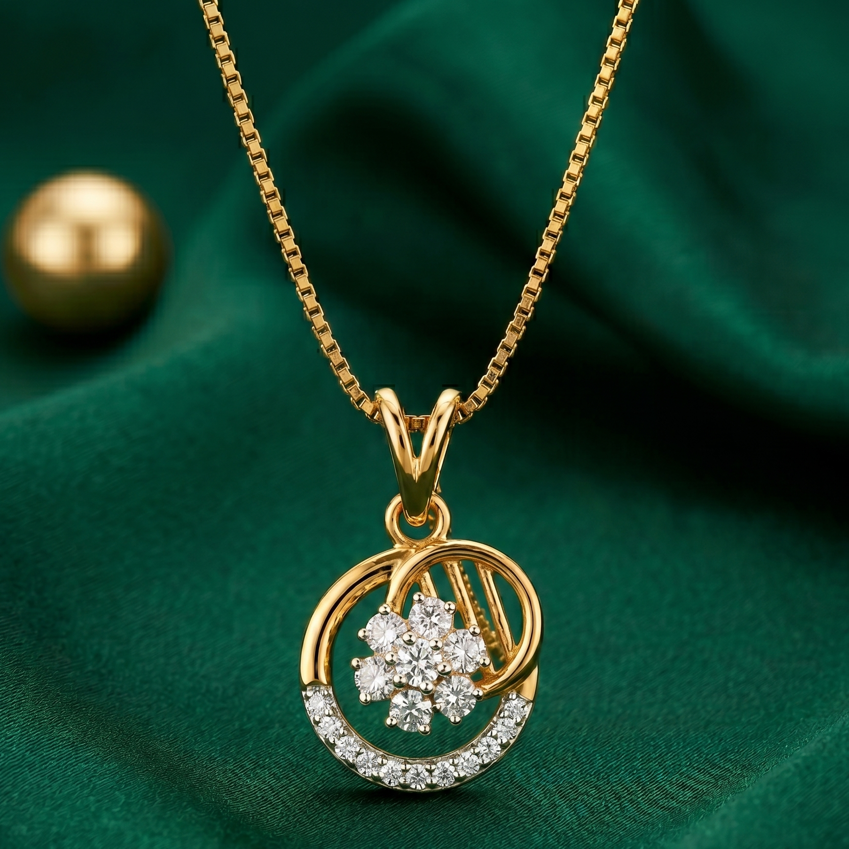 Elystra Diamond Pendant
