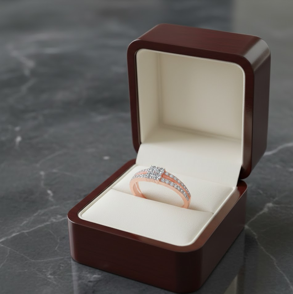 Elegant Brilliance Diamond Ladies Ring