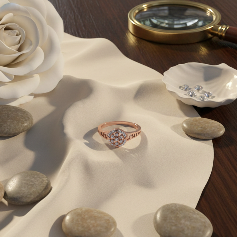 Celeste Bloom Diamond Ring - 3