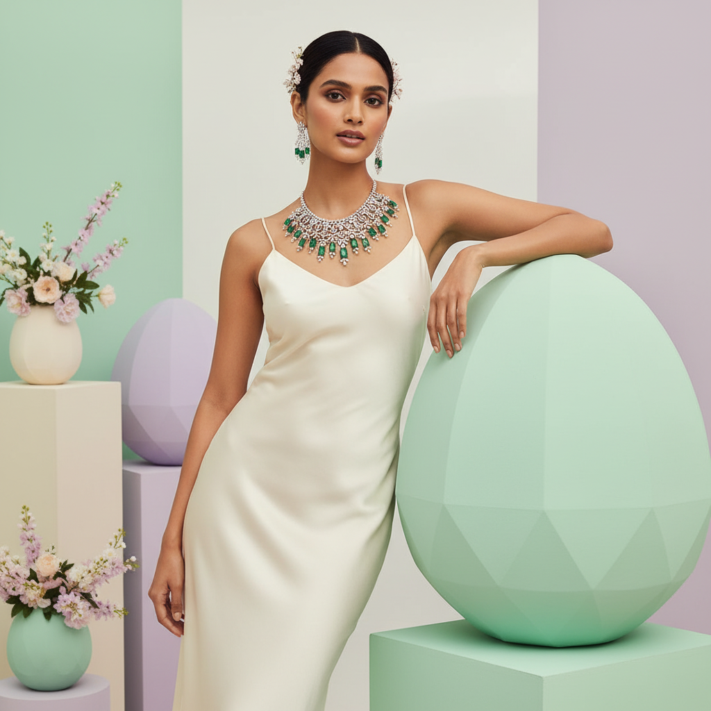 Elegant Finish Bridal Diamond Jewellery - 3