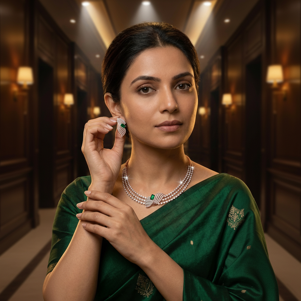 Noble Glow Diamond Elegance Necklace Set