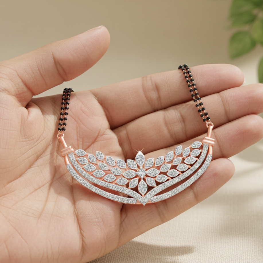 Diamond Mangalsutra Tanmaniya