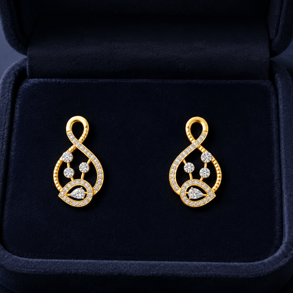 Avalon Diamond Earrings - 5