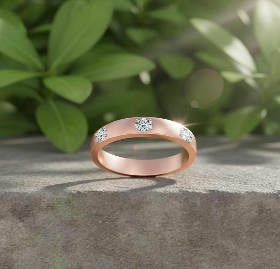Serene Trio Diamond Band