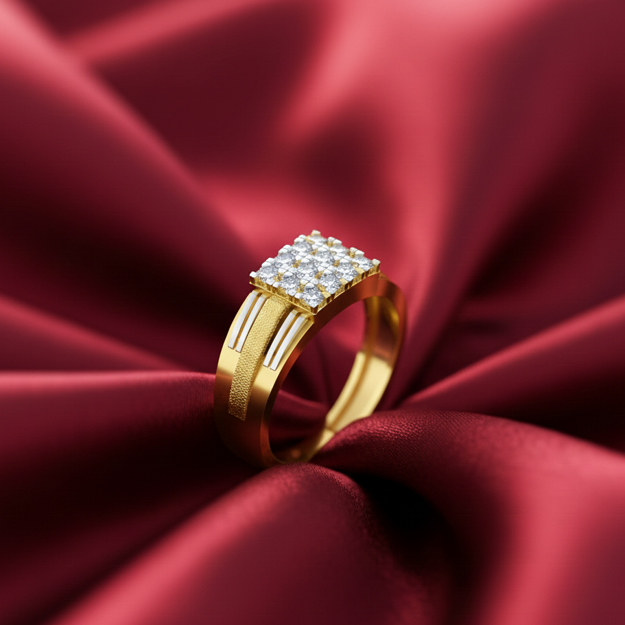 Supreme Royal Diamond Gents Ring - 3