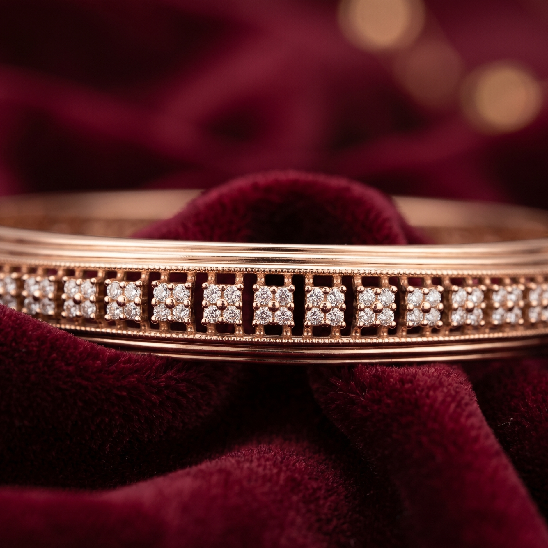 Diamond Glow Bangles