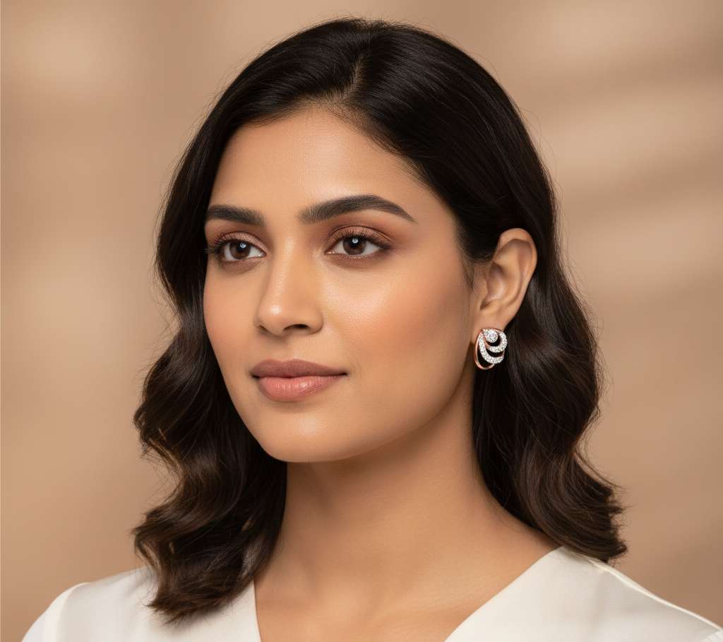 Diamond Luxe Stud Earrings