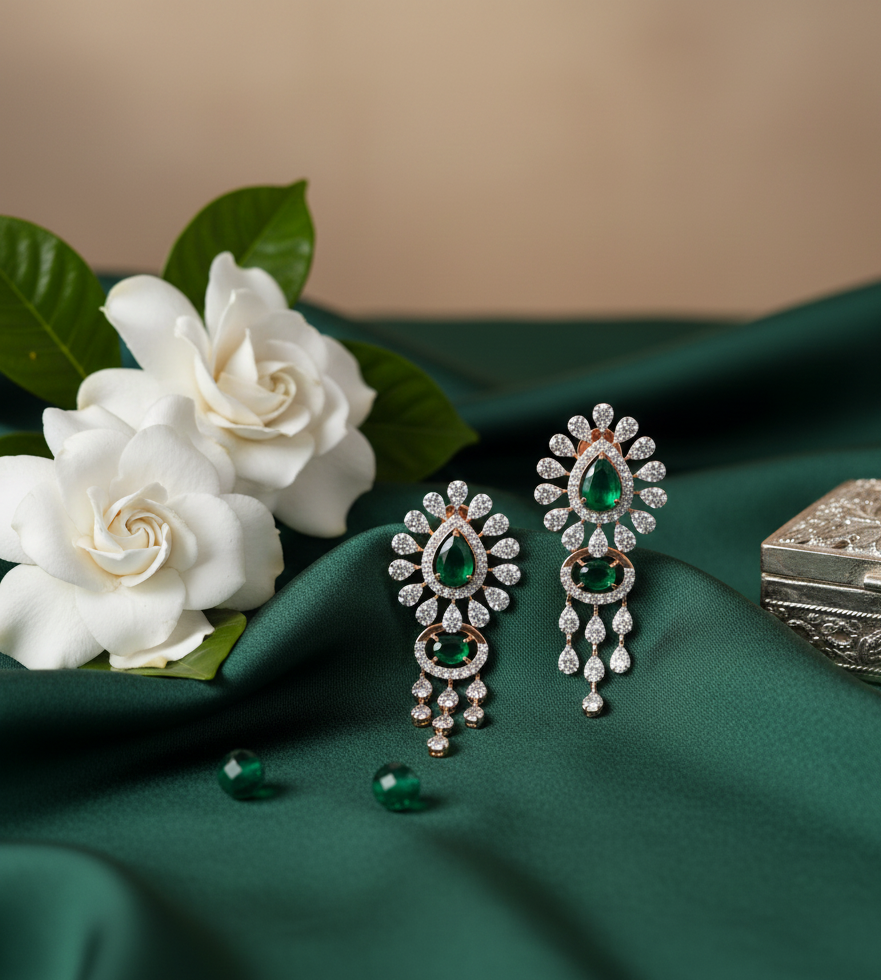 Seraphine Diamond Dangler Drops - 3