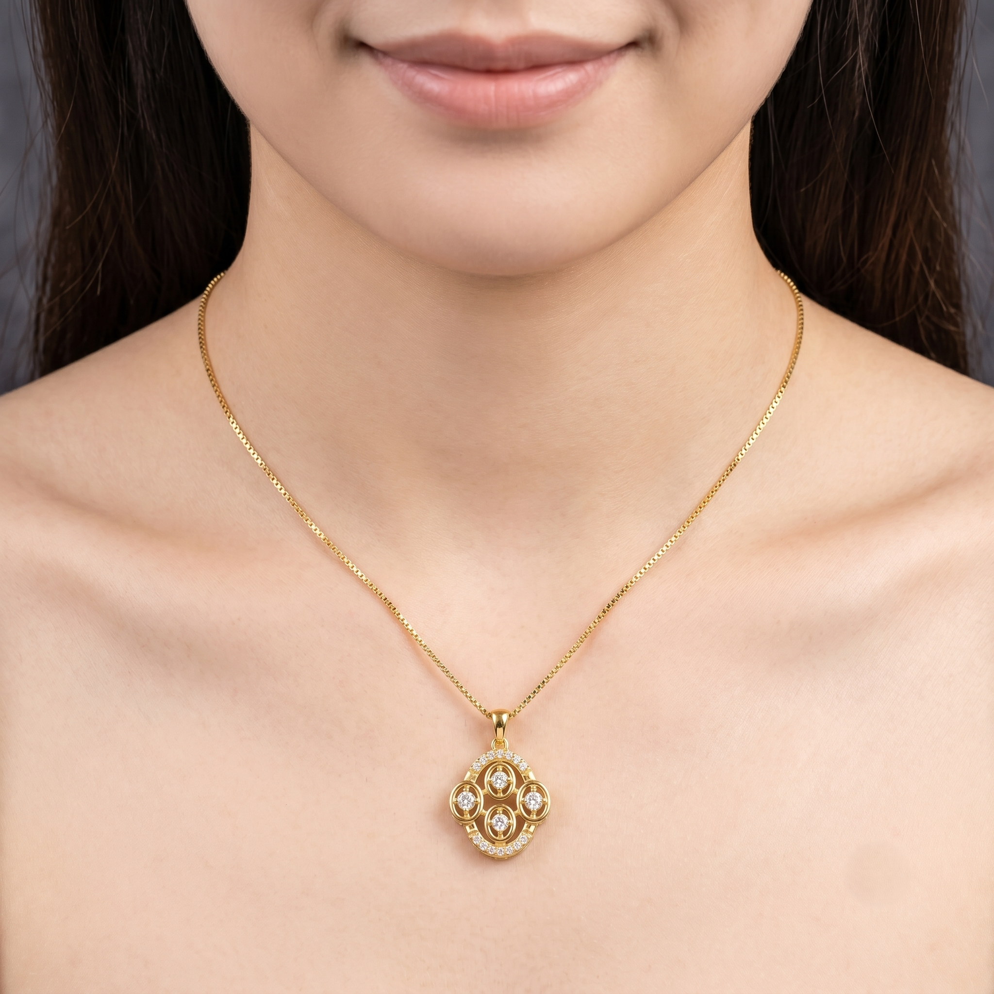Orlina Diamond Pendant