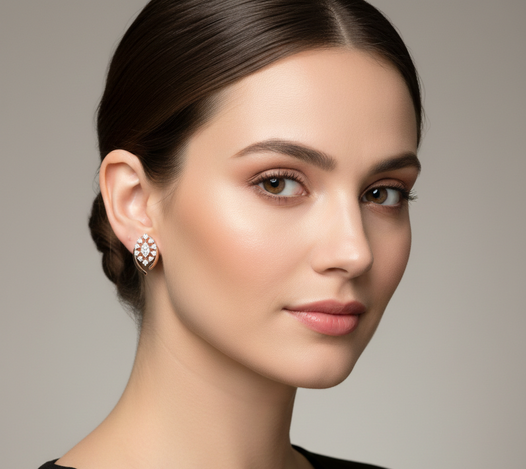Refined Sparkle Diamond Studs
