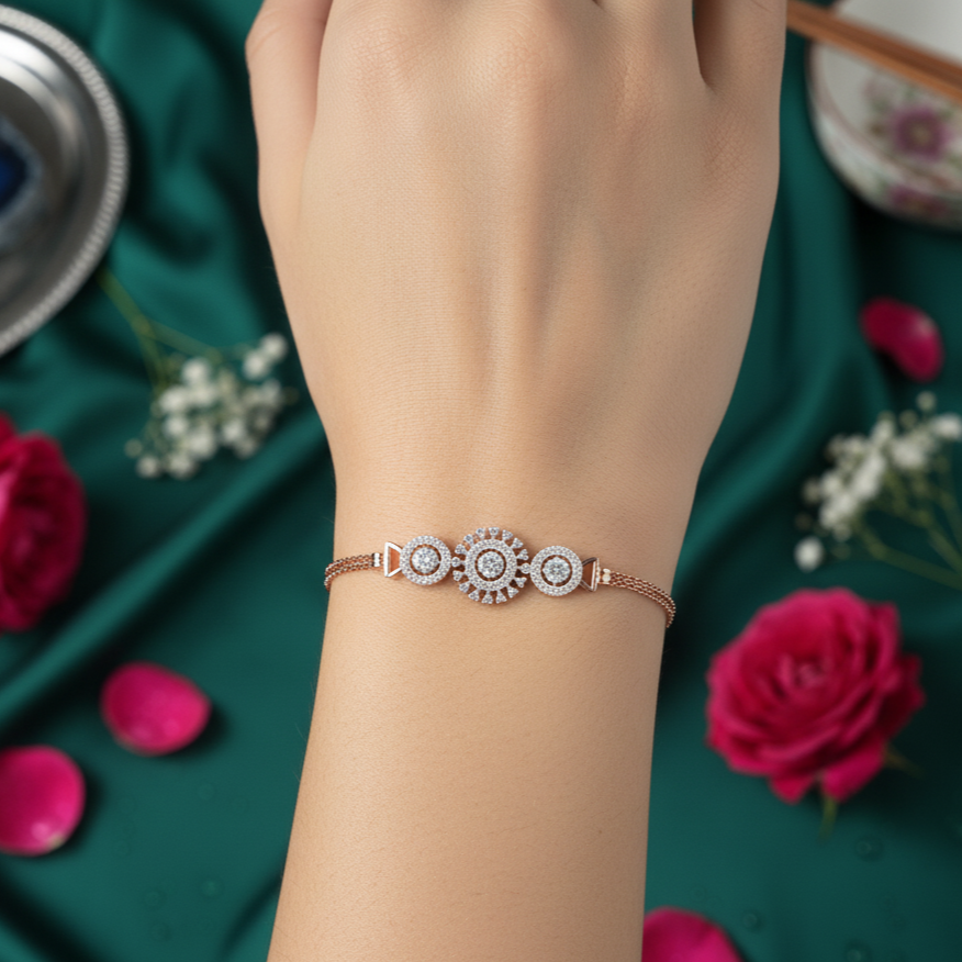 Gravity Shine Diamond Chain Bracelet - 3