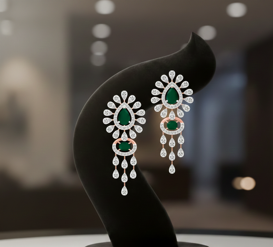 Seraphine Diamond Dangler Drops