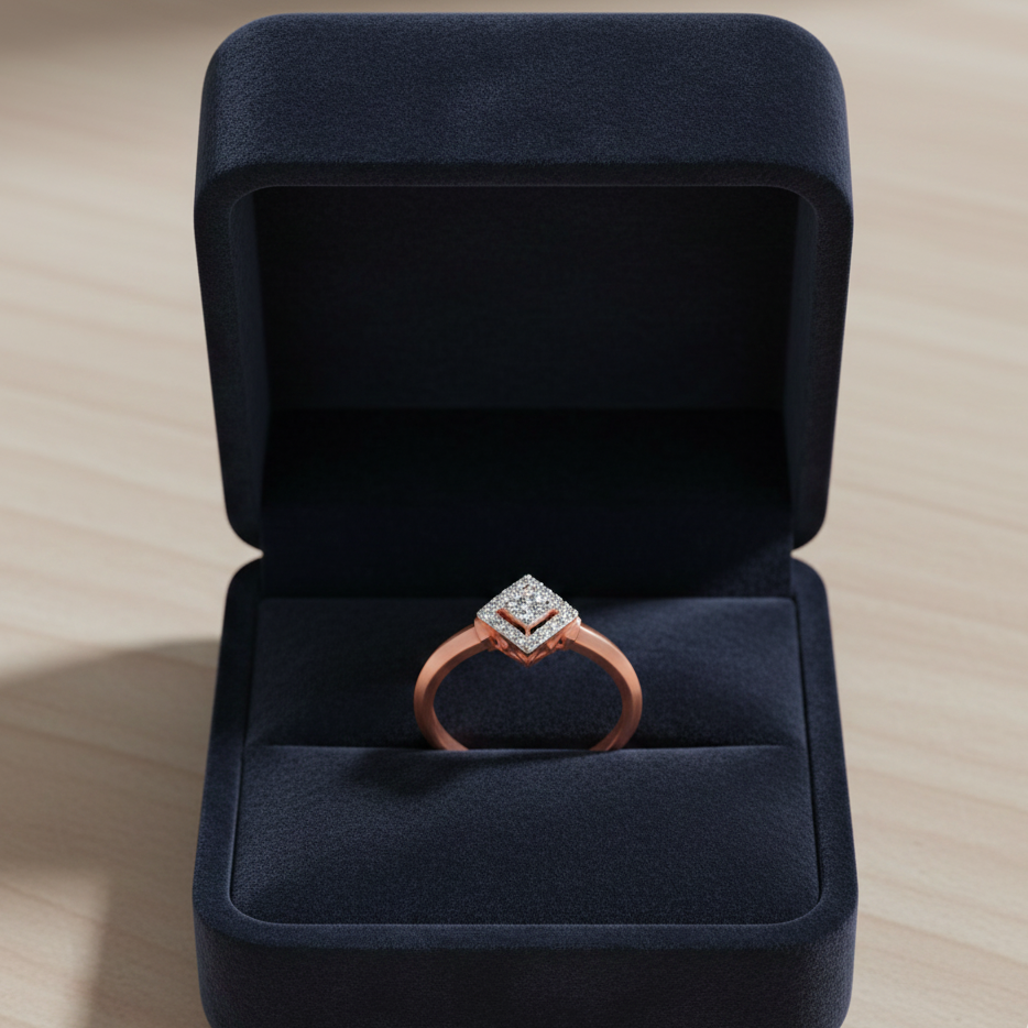 Royal Spark Bloom Diamond Ring