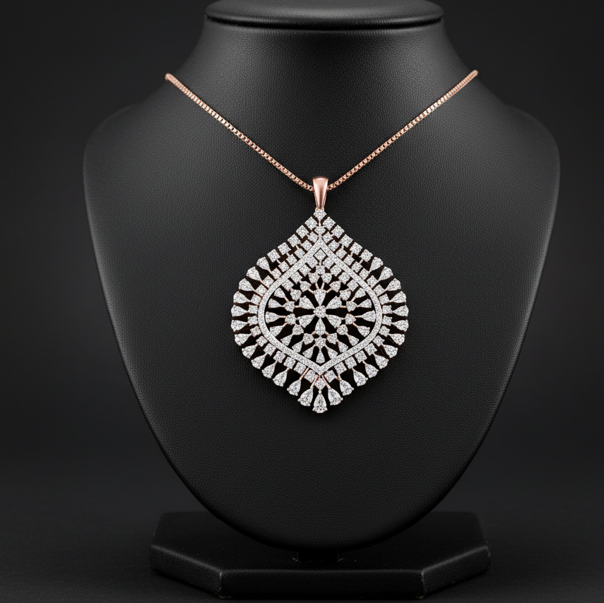 Timeless Elegant Diamond Pendant - 3
