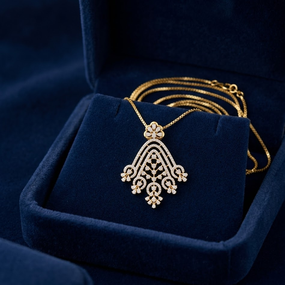 Diamond Floral Dream Pendant
