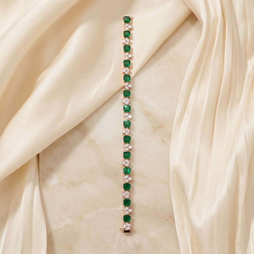 Crystal Veil Diamond Bracelet