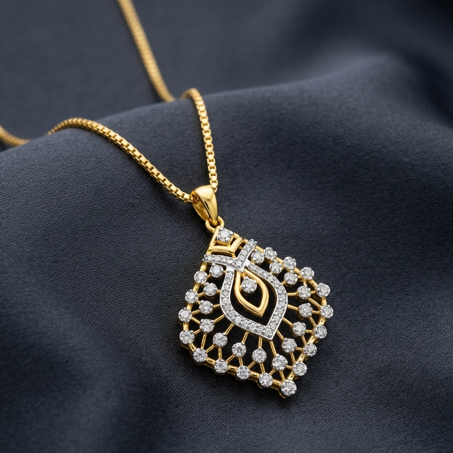 Diamond Secret Bloom Pendant