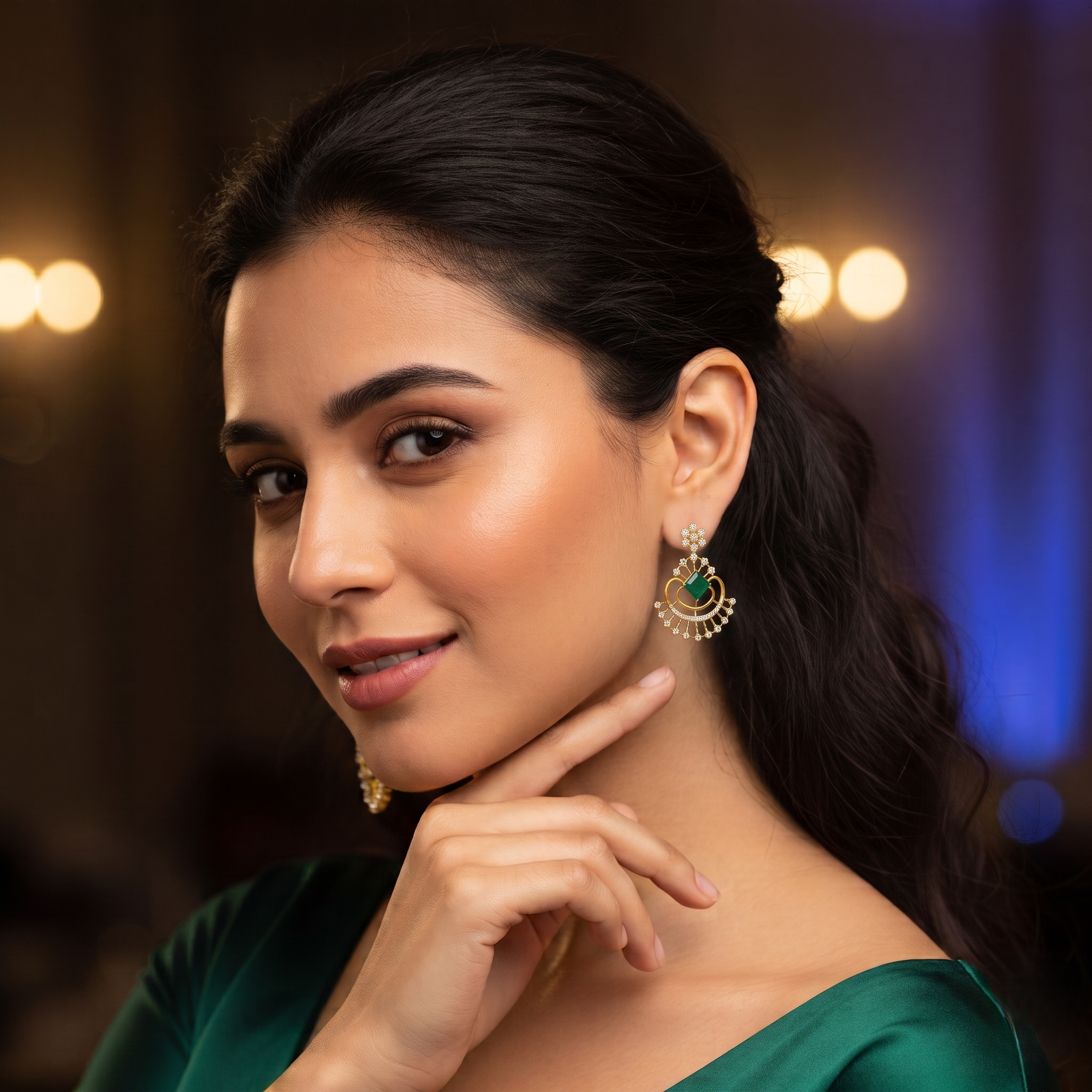 Stylish Everyday Diamond Stud Earrings - 3
