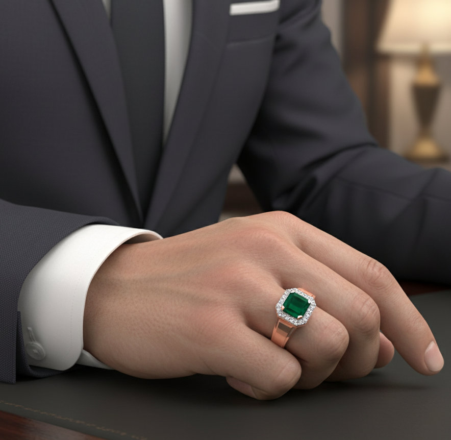 Classic Prestige Diamond Gents Ring - 3