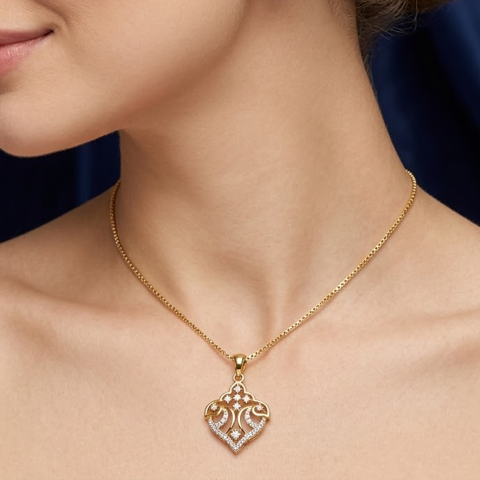 Aviora Diamond Pendant - 3