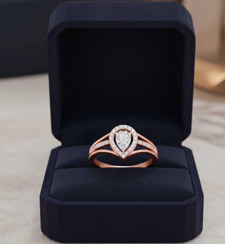 Queenly Bloom Diamond Ladies Ring