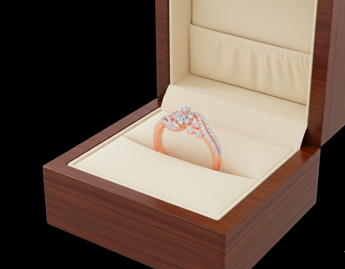 Serene Spark Diamond Ring