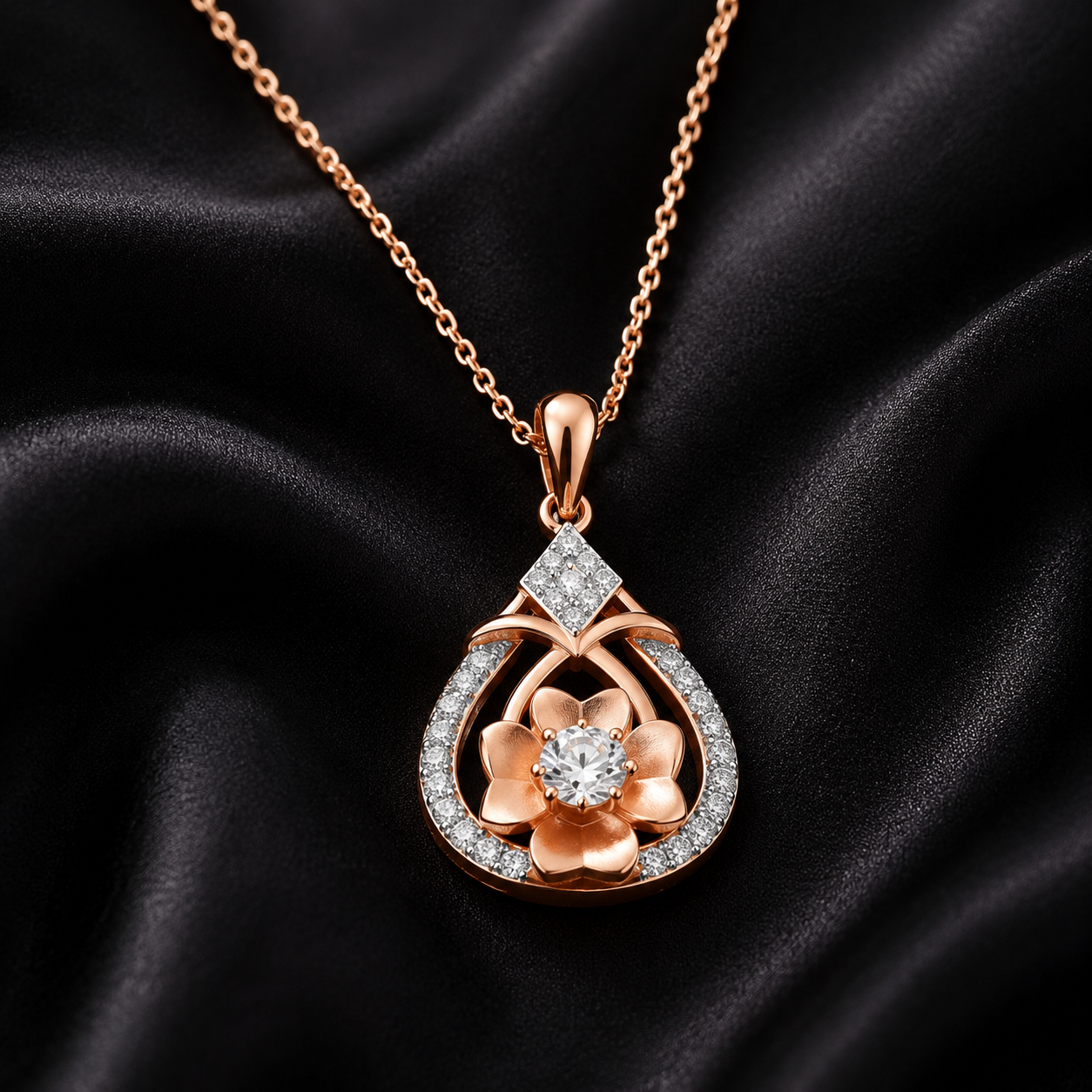 Lovely Diamond Pendant Design