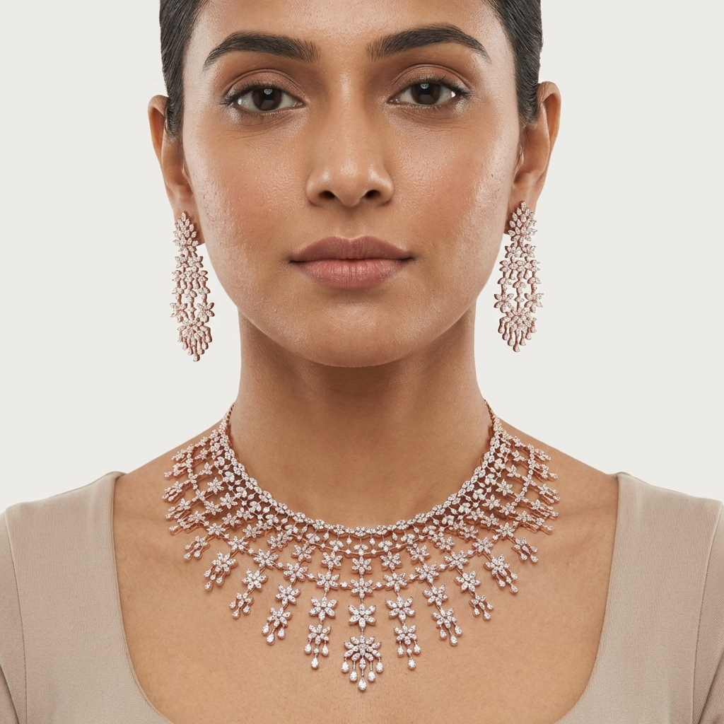 Elegant Radiance Bridal Diamond Set