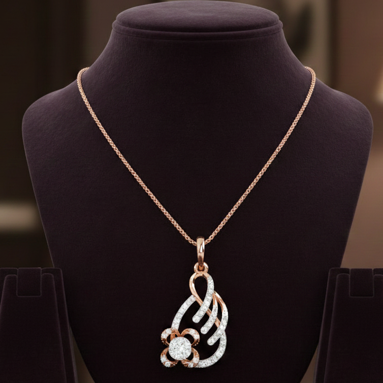 Everyday Wear Diamond Pendant - 3