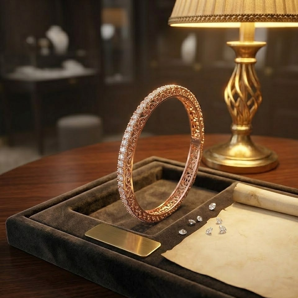 Wedding Diamond Bangles - 3