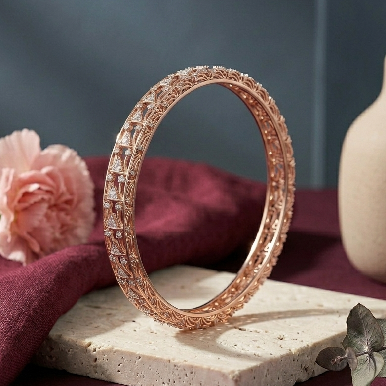 Crystal Diamond Bangles