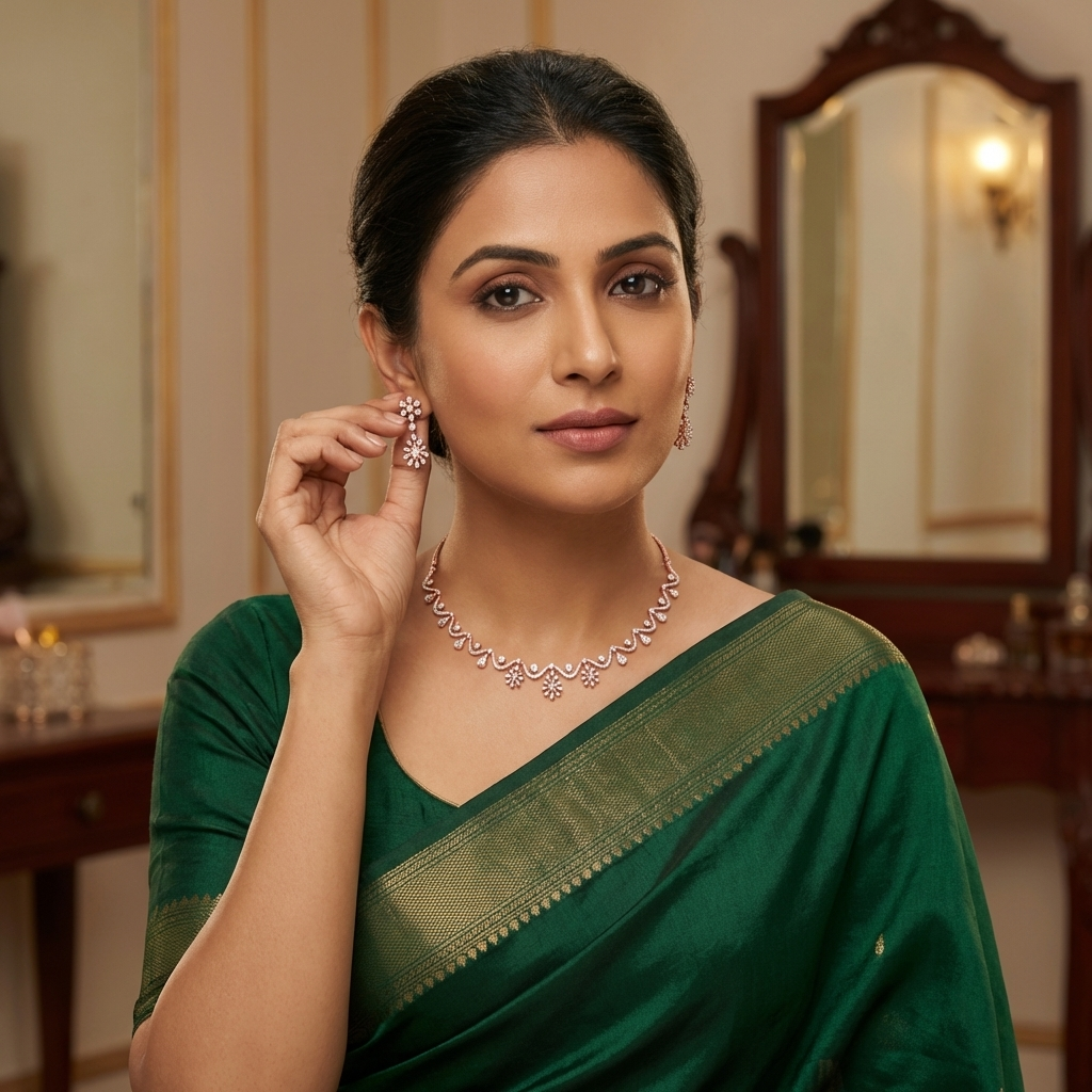 Classic Diamond Luxe Necklace Set