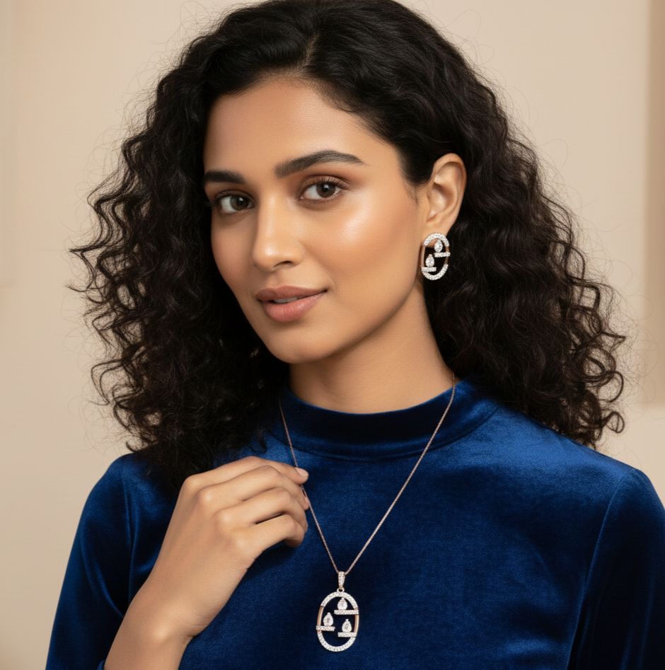 Aurora Shine Diamond Pendant