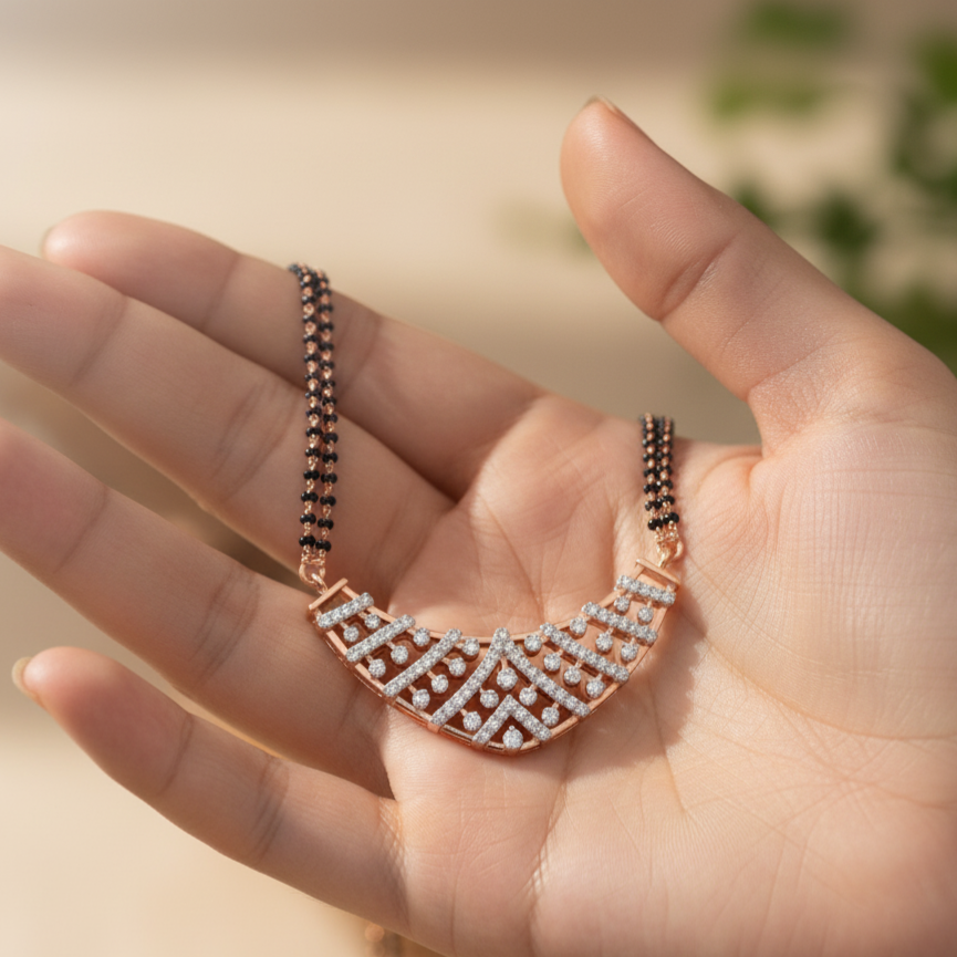 Bridal Glam Gold Diamond Tanmaniya - 3