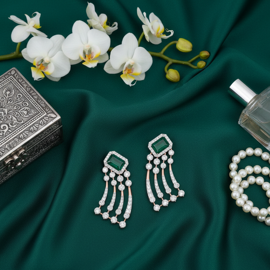 Miravel Glow Diamond Danglers