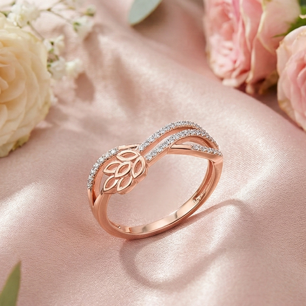 Celestial Regal Bloom Diamond Ring - 3