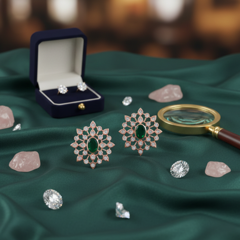Virelle Spark Diamond Danglers - 3