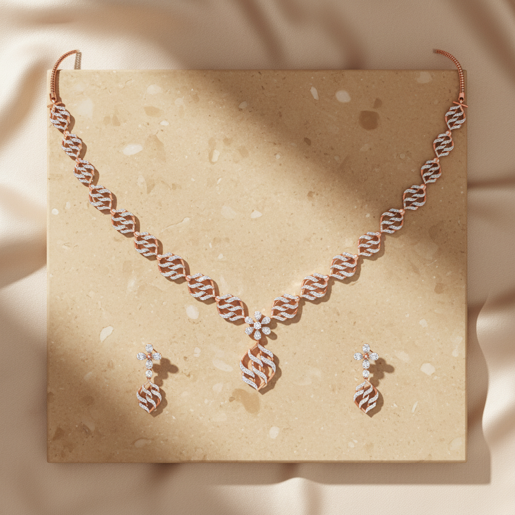 Classic Diamond Grace Necklace Set