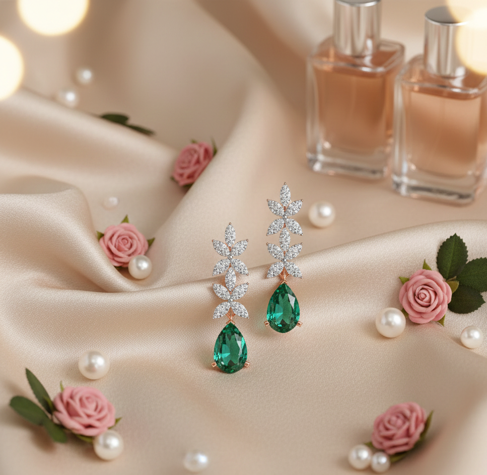 Classic Glow Diamond Danglers - 3