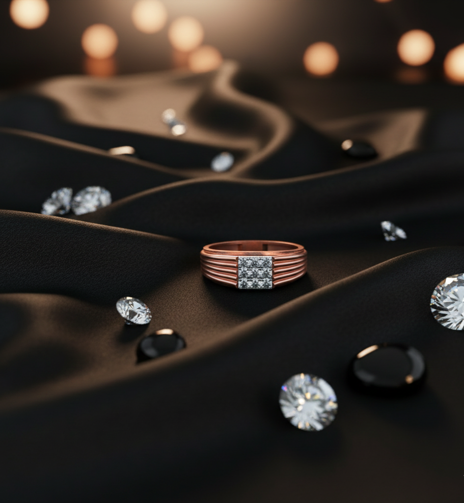 Elite Strength Diamond Gents Ring