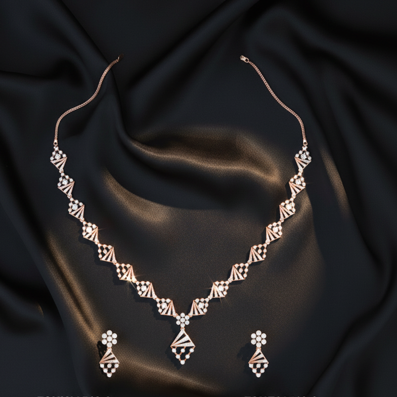 Twilight Diamond Elegance Necklace Set