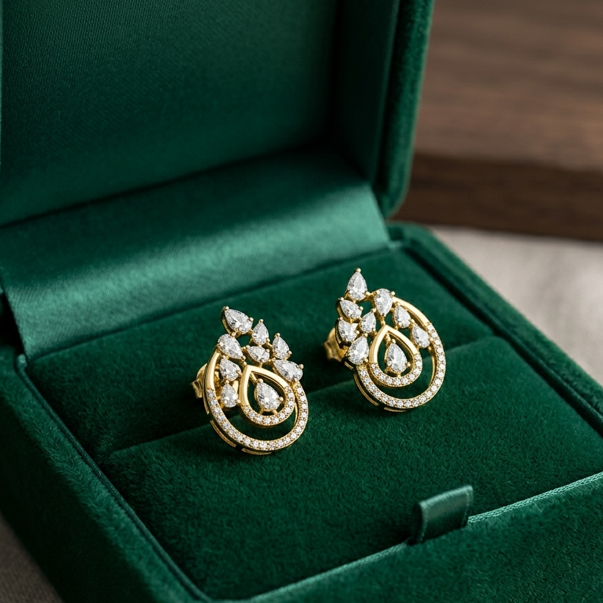 Duchess Diamond Earrings - 3